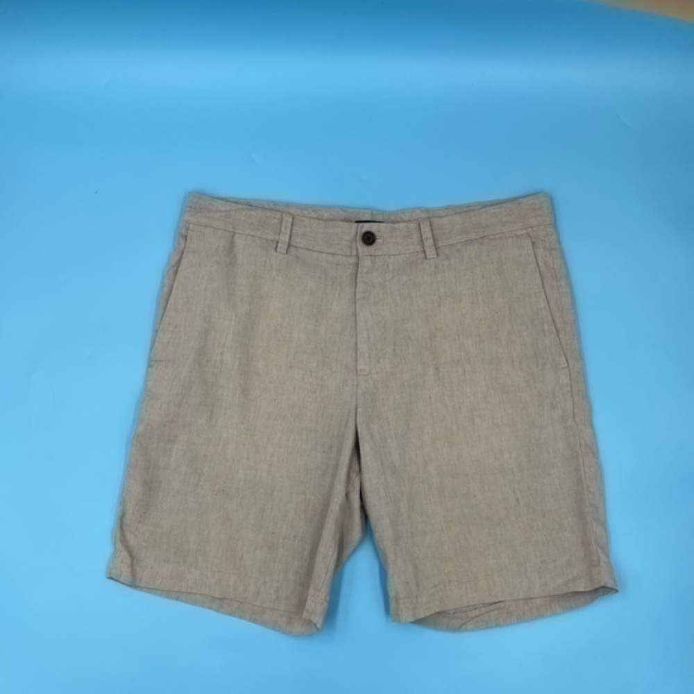 Banana Republic Linen Khaki Shorts